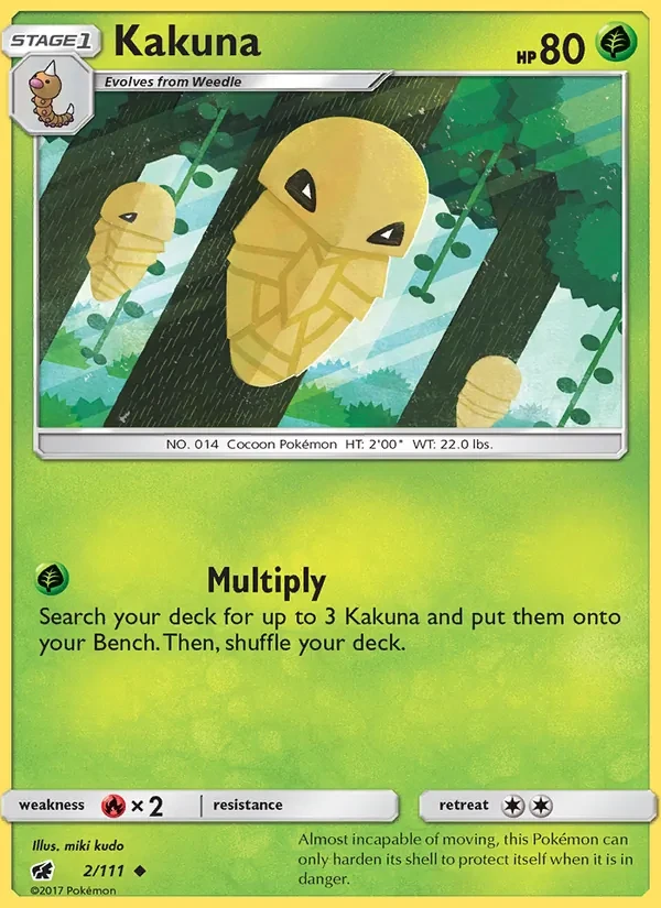 Kakuna 2/111 Crimson Invasion Pokémon card