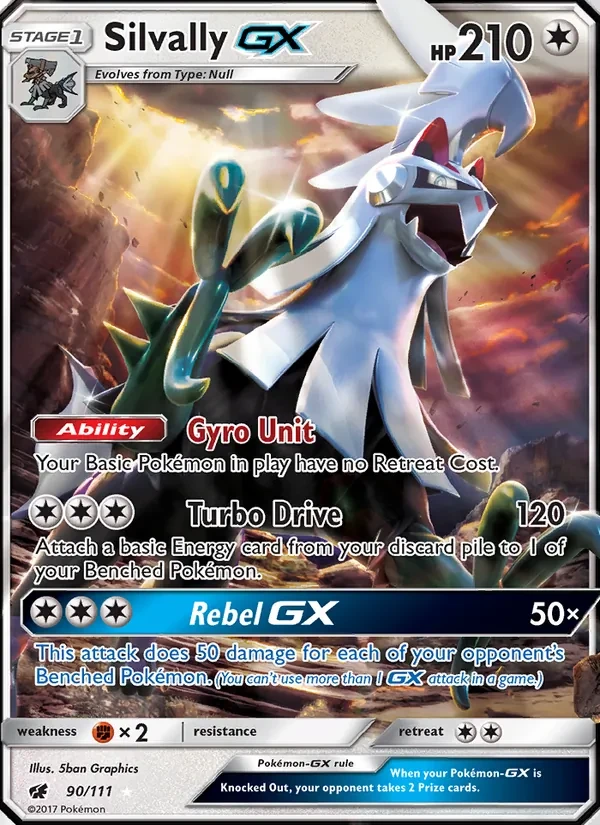Silvally GX 90/111 Crimson Invasion Pokémon Karte