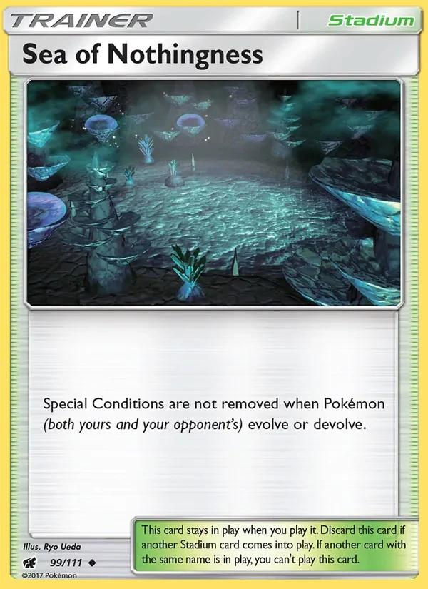 Sea of Nothingness 99/111 Crimson Invasion Pokémon card