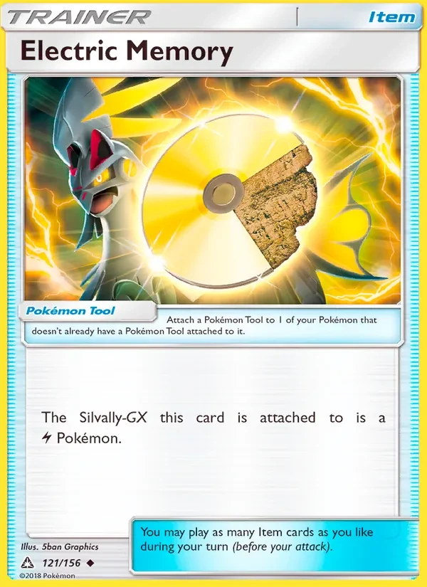 Electric Memory 121/156 Ultra Prism Pokémon card