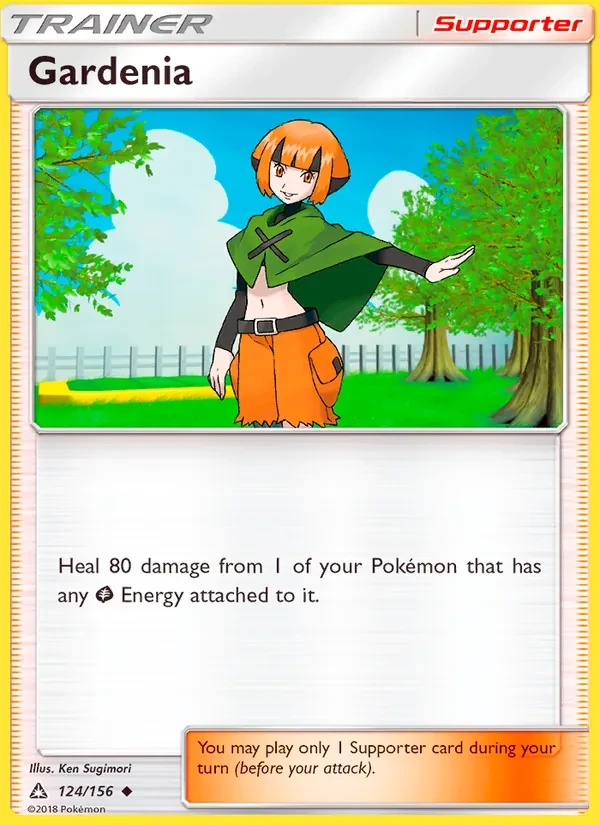 Gardenia 124/156 Ultra Prism Pokémon card