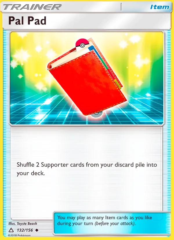 Pal Pad 132/156 Ultra Prism Pokémon card