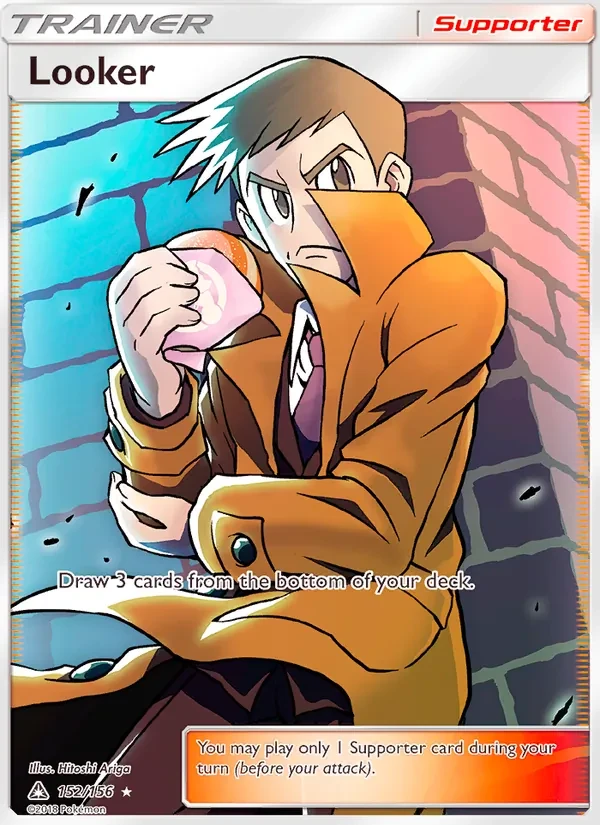 Looker 152/156 Ultra Prism Pokémon card