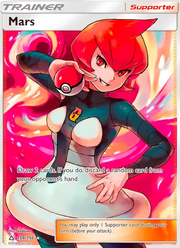 Mars 154/156 Ultra Prism Pokémon card
