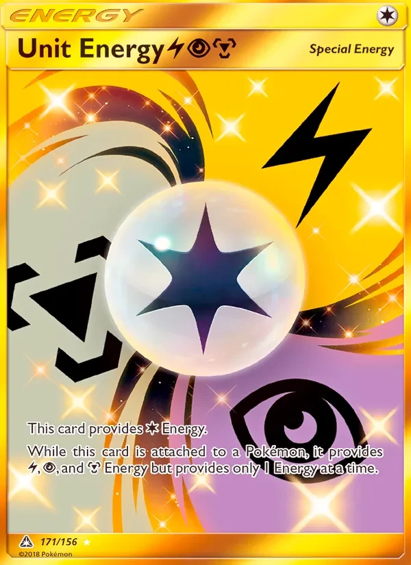 Unit Energy LightningPsychicMetal 171/156 Ultra Prism Pokémon Karte