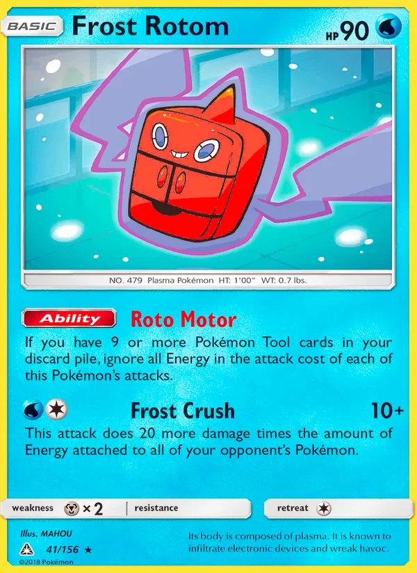 Frost Rotom 41/156 Ultra Prism Pokémon card