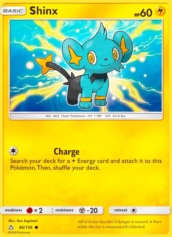 Shinx 46/156 Ultra Prism Pokémon card