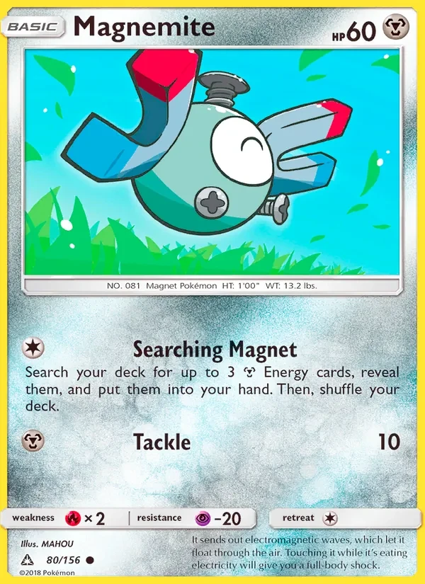 Magnemite 80/156 Ultra Prism Pokémon Karte