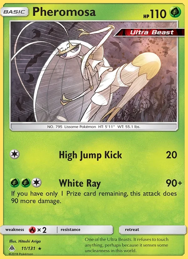 Pheromosa 11/131 Forbidden Light Pokémon card