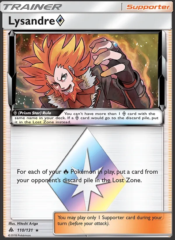 Lysandre ◇ 110/131 Forbidden Light Pokémon card