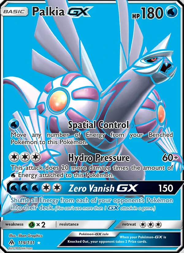 Palkia GX 119/131 Forbidden Light Pokémon card