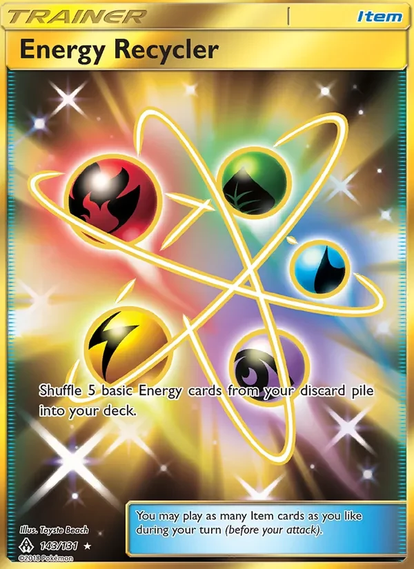 Energy Recycler 143/131 Forbidden Light Pokémon Karte