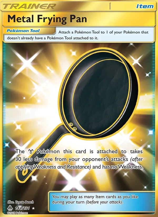 Metal Frying Pan 144/131 Forbidden Light Pokémon card