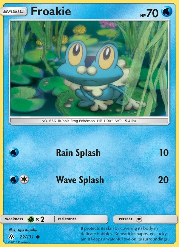 Froakie 22/131 Forbidden Light Pokémon Karte