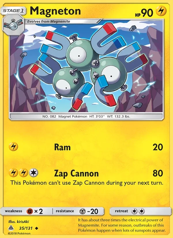 Magneton 35/131 Forbidden Light Pokémon card