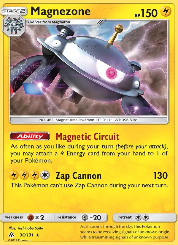 Magnezone 36/131 Forbidden Light Pokémon Karte