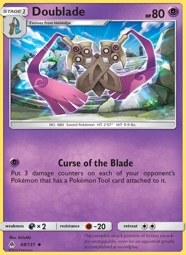 Doublade 48/131 Forbidden Light Pokémon Karte