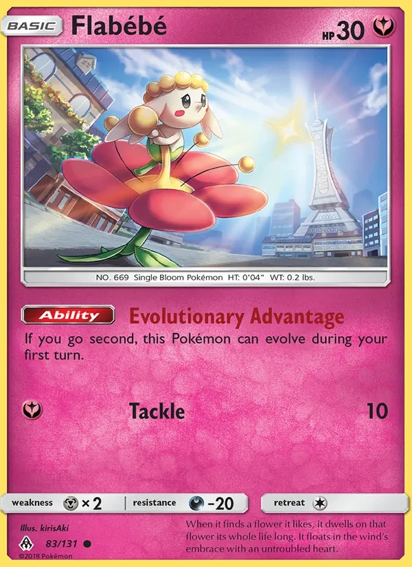 Carta Pokémon Flabébé 83/131 Forbidden Light