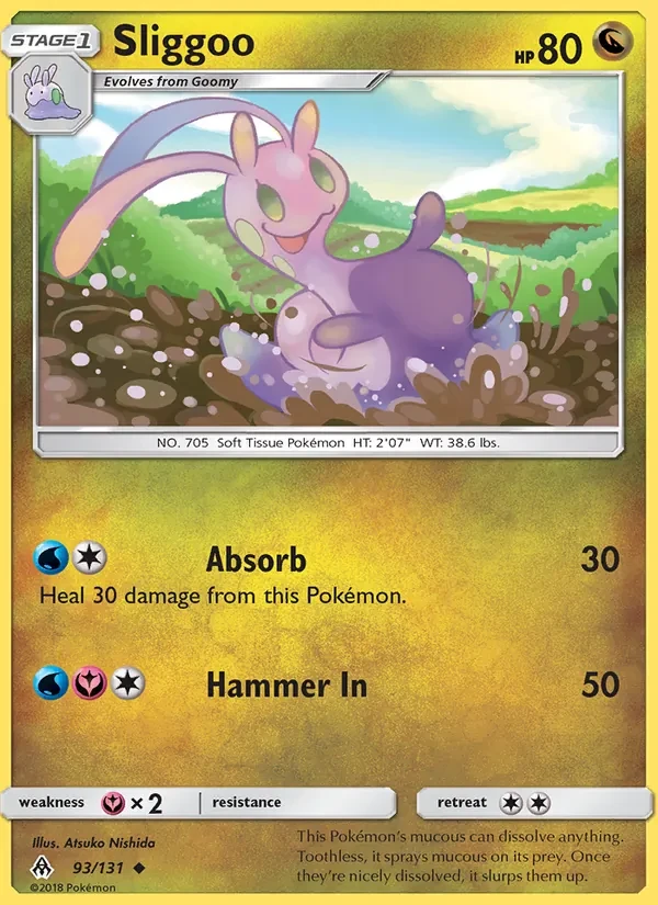 Sliggoo 93/131 Forbidden Light Pokémon Karte