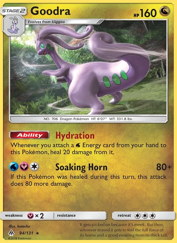 Goodra 94/131 Forbidden Light Pokémon card