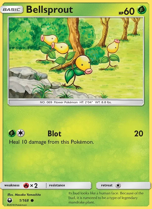 Bellsprout 1/168 Celestial Storm Pokémon Karte