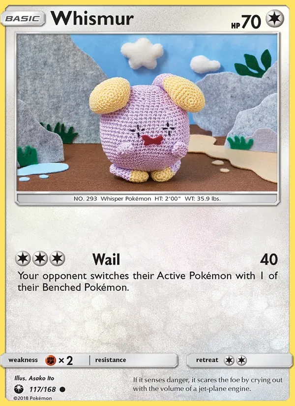 Whismur 117/168 Celestial Storm Pokémon card