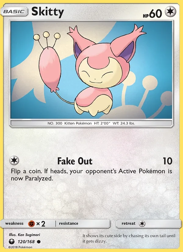 Carte Pokémon Skitty 120/168 Celestial Storm