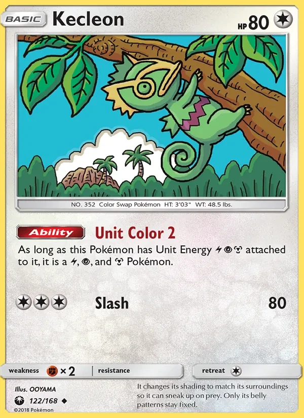Kecleon 122/168 Celestial Storm Pokémon Karte