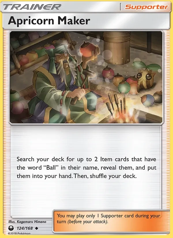 Apricorn Maker 124/168 Celestial Storm Pokémon card