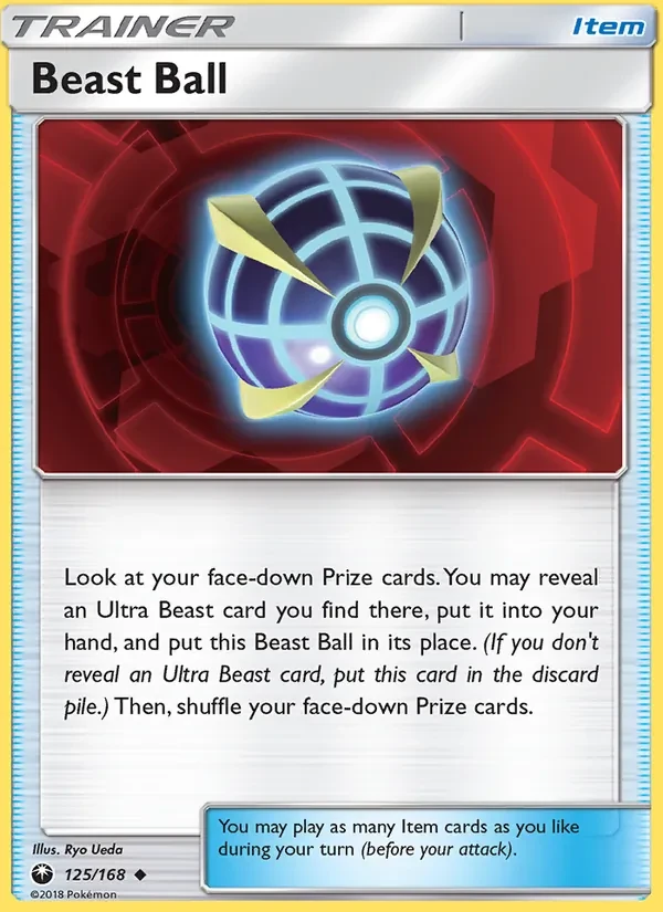 Beast Ball 125/168 Celestial Storm Pokémon card