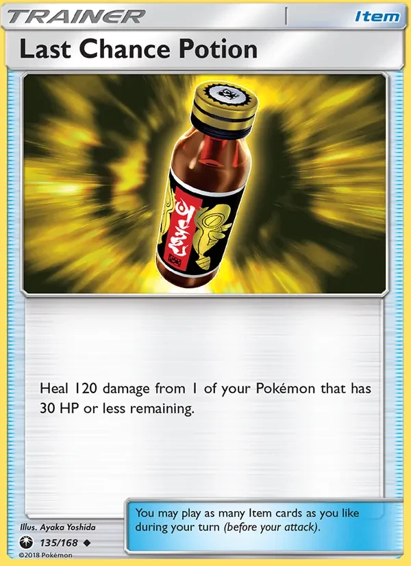 Last Chance Potion 135/168 Celestial Storm Pokémon card