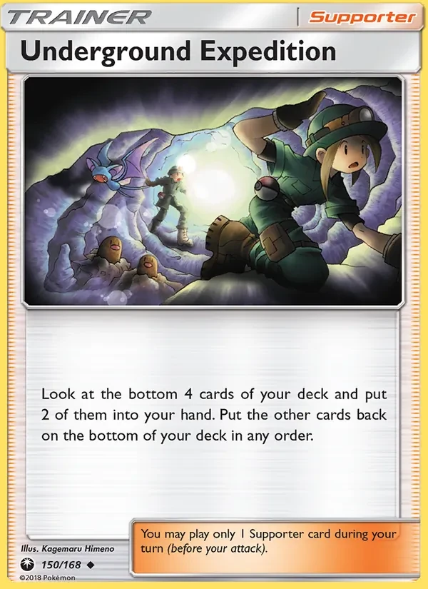 Underground Expedition 150/168 Celestial Storm Pokémon card