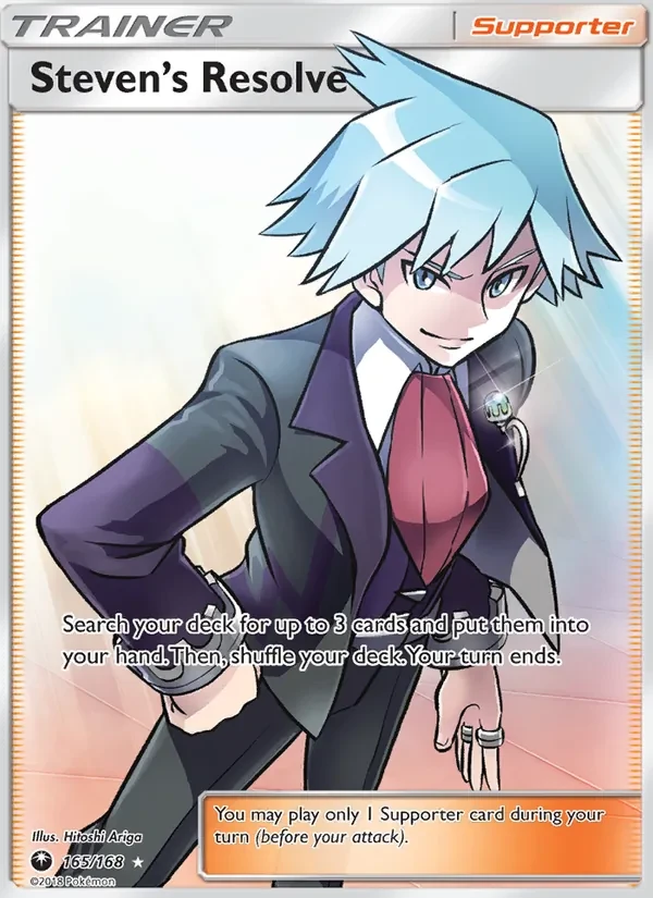 Steven’s Resolve 165/168 Celestial Storm Pokémon Karte
