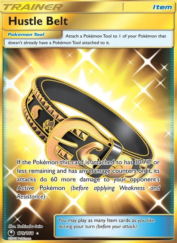 Hustle Belt 179/168 Celestial Storm Pokémon card