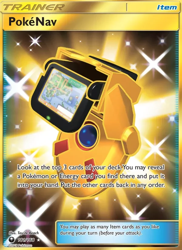 PokéNav 181/168 Celestial Storm Pokémon card