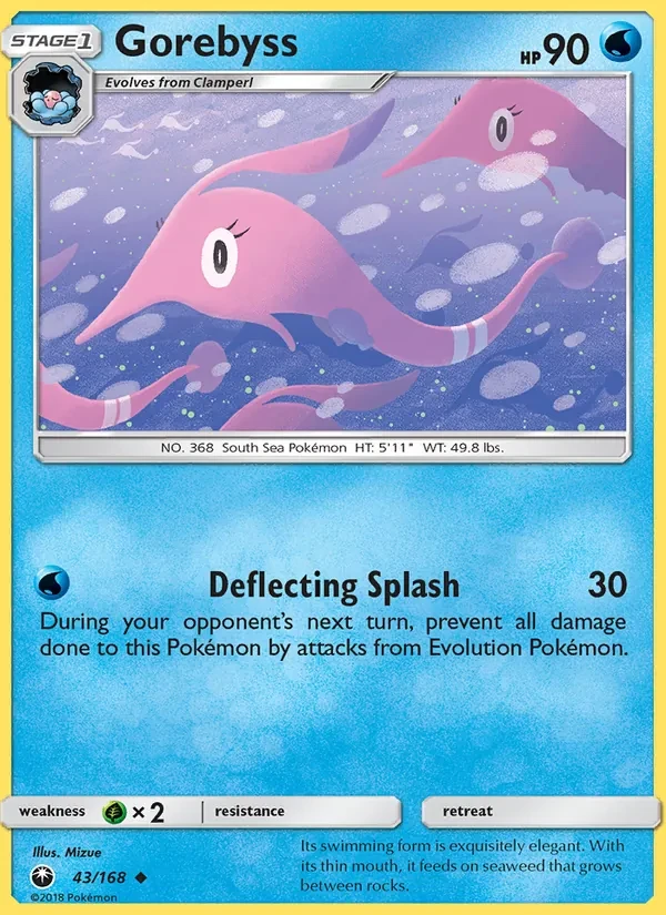 Gorebyss 43/168 Celestial Storm Pokémon kaart