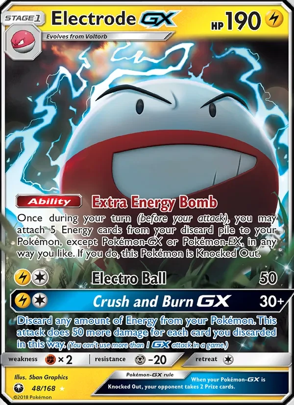 Electrode GX 48/168 Celestial Storm Pokémon Karte