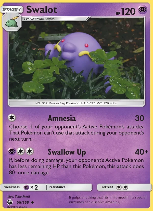 Swalot 58/168 Celestial Storm Pokémon card