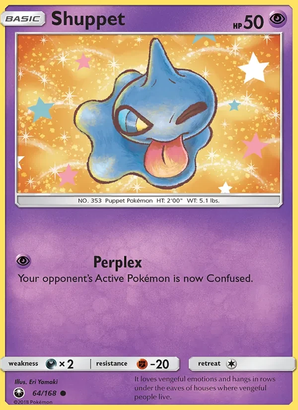 Shuppet 64/168 Celestial Storm Pokémon card