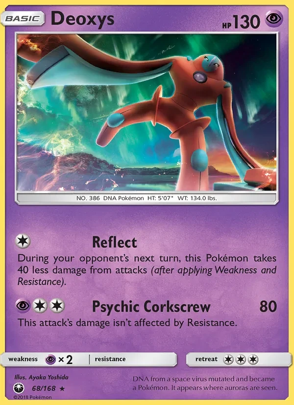 Deoxys 68/168 Celestial Storm Pokémon Karte