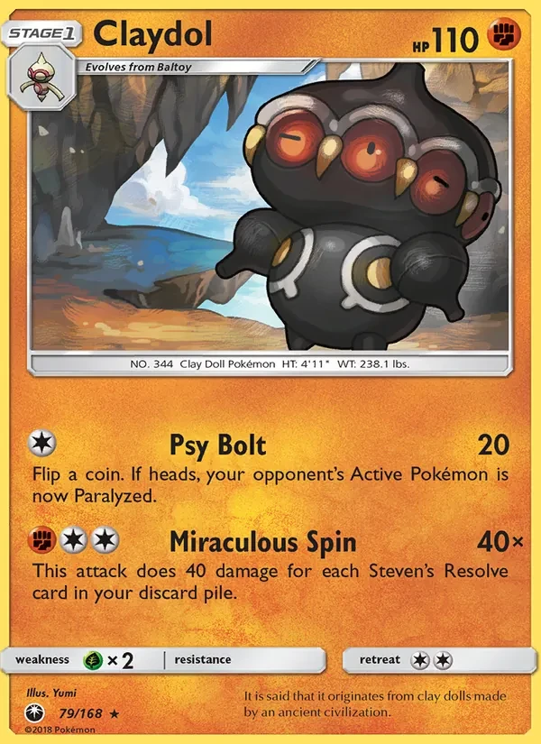 Claydol 79/168 Celestial Storm Pokémon card