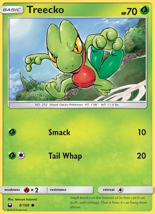 Treecko 8/168 Celestial Storm Pokémon card