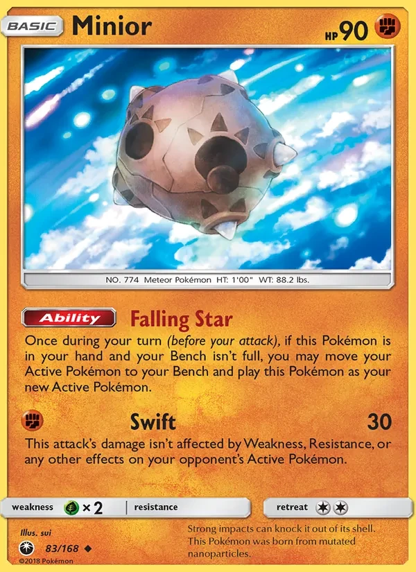 Minior 83/168 Celestial Storm Pokémon card