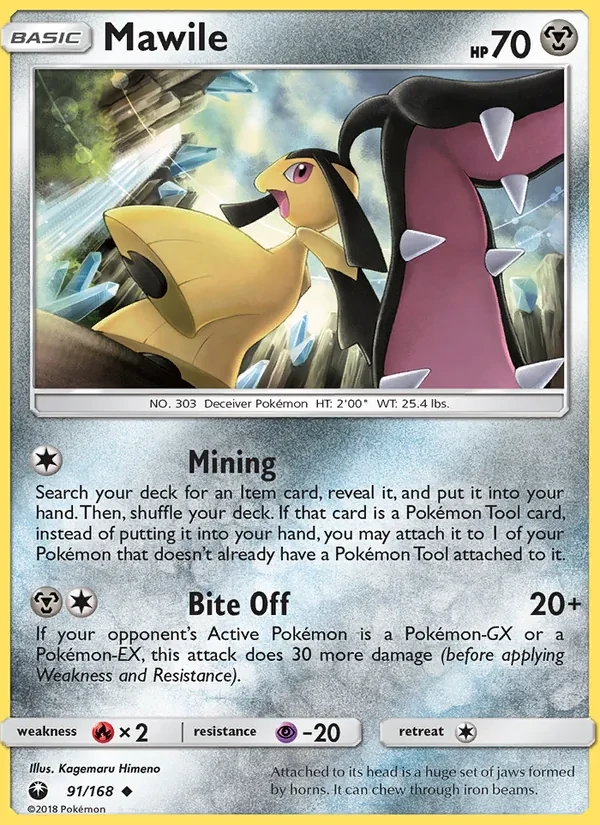 Mawile 91/168 Celestial Storm Pokémon card