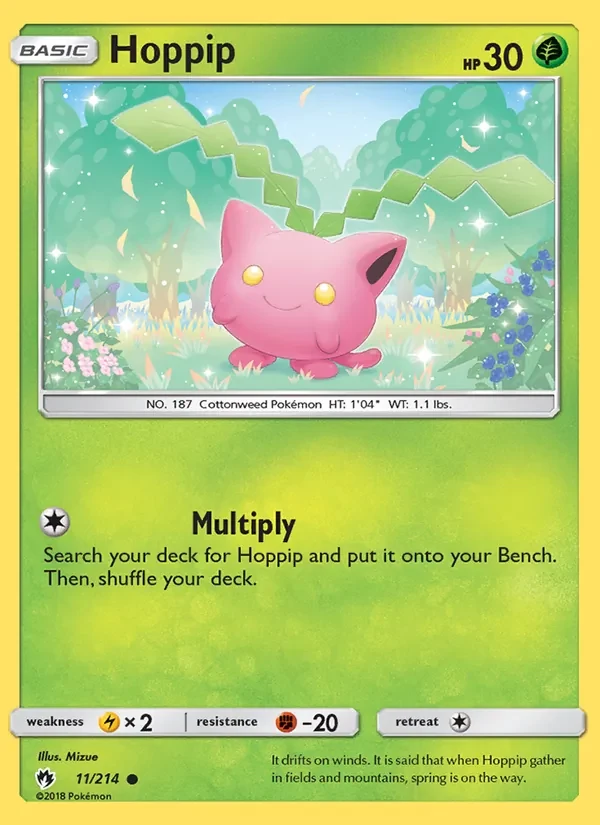 Hoppip 11/214 Lost Thunder Pokémon card