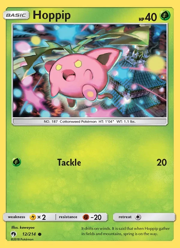 Hoppip 12/214 Lost Thunder Pokémon card