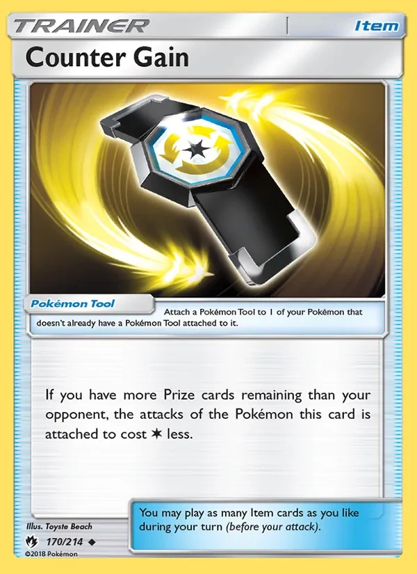 Counter Gain 170/214 Lost Thunder Pokémon card