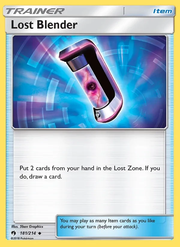 Lost Blender 181/214 Lost Thunder Pokémon Karte