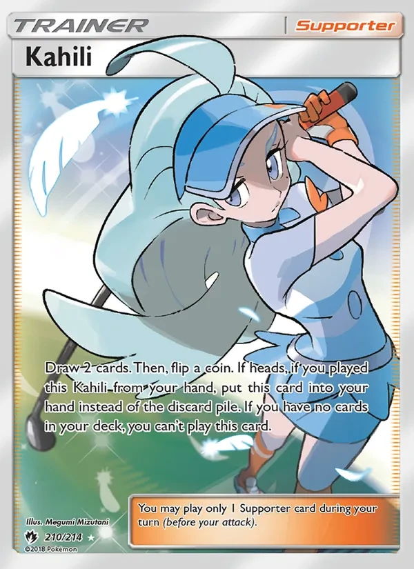 Kahili 210/214 Lost Thunder Pokémon Karte
