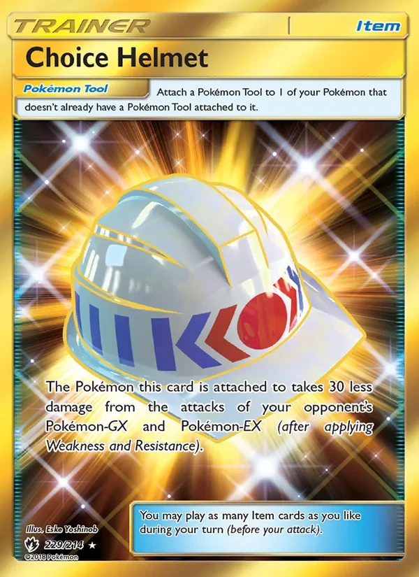 Choice Helmet 229/214 Lost Thunder Pokémon card